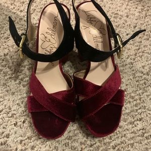 Libby Edelman Velvet Heels